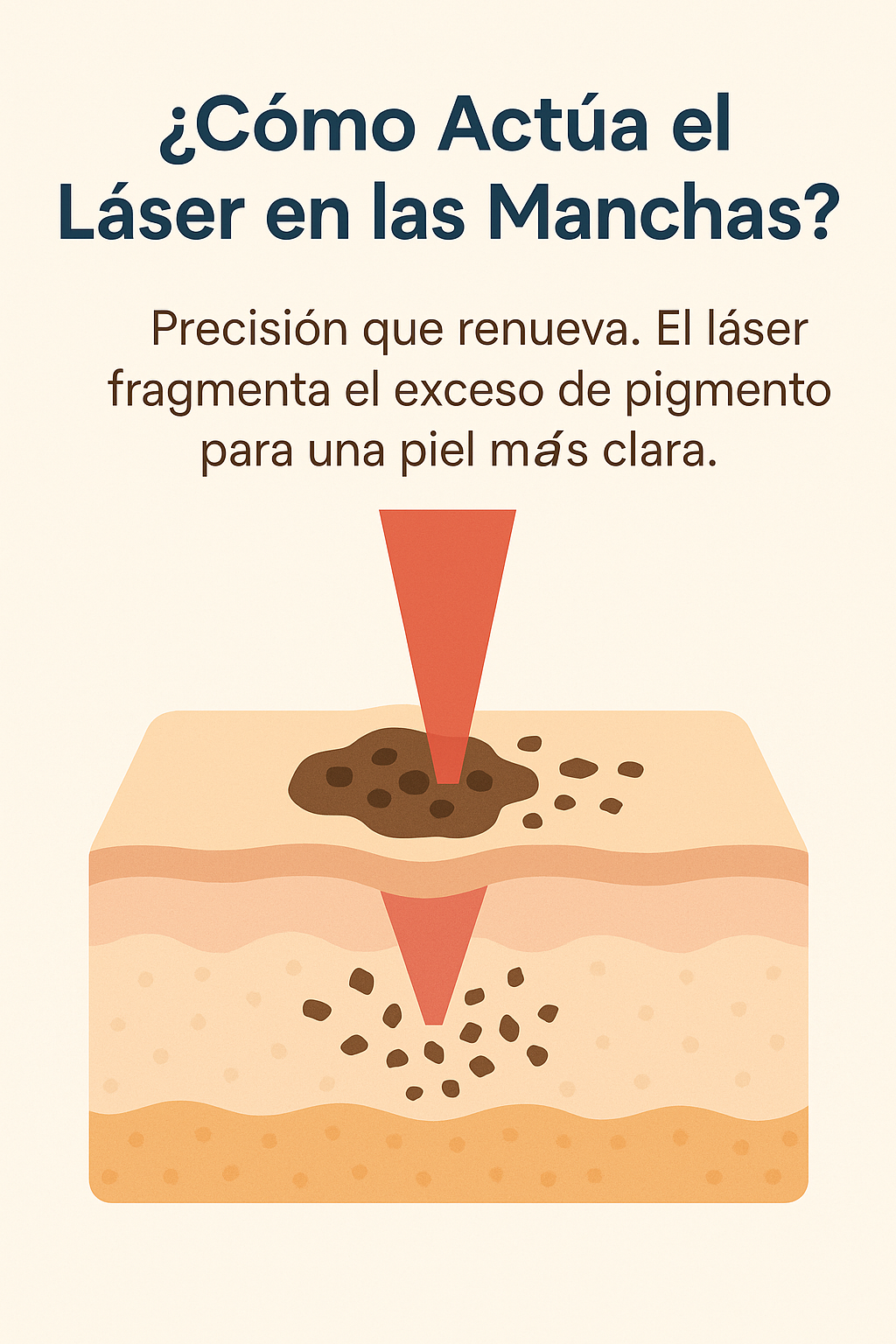 como actua el laser